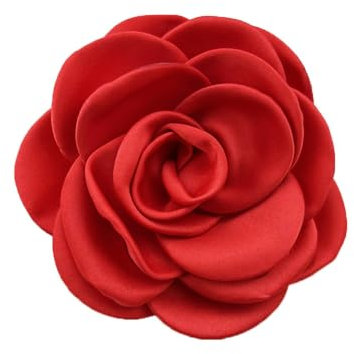 100 Mm Satin Camélia Fleur Grande Broche Épinglettes À La Main Tissu Fleur Broches Broche Pour Fête De Mariage Pour Femmes Hommes Robe Costume Vêtements Épingles à Cheveux Accessoires Bijoux