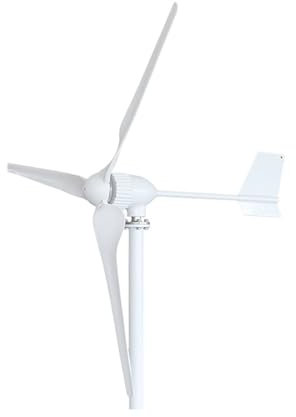 Generador de turbina eólica sin ruido Turbina aerogeneradora de nueva energía de 1KW, 24V, 48V, con 3 aspas, 3m/s, turbinas eólicas de arranque de baja velocidad del viento para alumbrado público domé