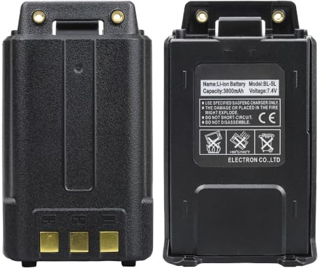 7.4V 3800mAh BL-5L Batterie Li-ion Type-C Pour Talkie-Walkie UV-5R BF-F8HP GT-5R - Remplacement