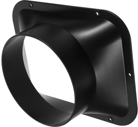 Gadpiparty Lüftungsrohr Anschlussflansch Abs Schwarz 14cm Innendurchmesser Für Luftkanalsysteme Druckluftwerkzeug Zubehör Installieren