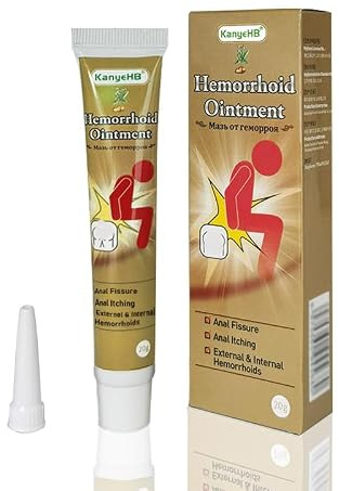 Hemorrojdsalva för behandling av inre hemorrojder, lindring av yttre analfisser, eliminering av köttbullar, blandad hemorrojderkräm