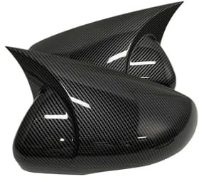 Spiegelkappen Für Golf 6 Für MK6 Für GTI Für GTD 2009 2010 2011 2012 2013 Autoseite Rückspiegelkappenabdeckung Auto Spiegelkappen(Carbon Fiber Look)