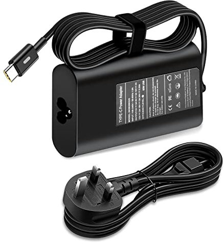Negsaiy 65W USB C Laptop Charger Compatible with HP AI PC OmniBook 7 5 X Flip 16„ 14“ 17,3 Zoll Spectre EliteBook X360 Envy Chromebook ProBook Flip Ultra G1i Laptop Typ C