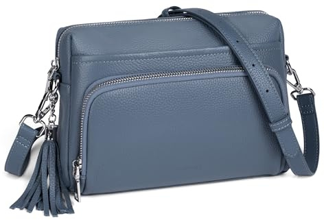 befen Real Leather Crossbody Bags for Women Leather Wallet Travel Purse
