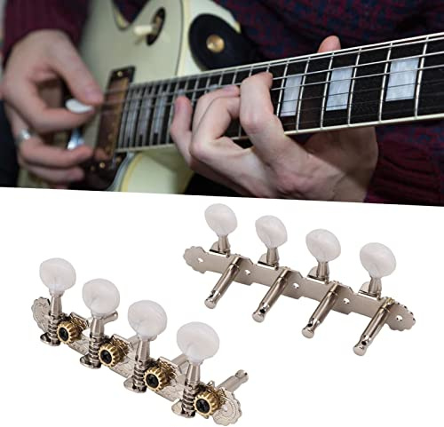 SustVita 2PCS Mandolin Machine Head Tuning Pegs, String Tuning Buttons Instrument Replacement Parts for Enhanced Performance
