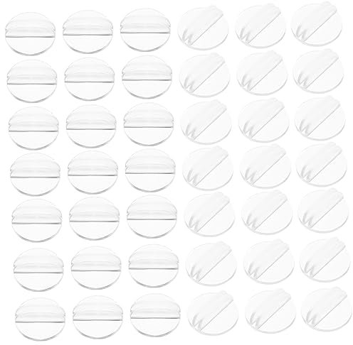 COLLBATH 50stücke Transparente Runde Spielkartenhalter Multifunktionale Kartenständer Für Brettspiele Erwachsene Praktischer Kartenspiel Organizer Für Partys Büro Und Zuhause