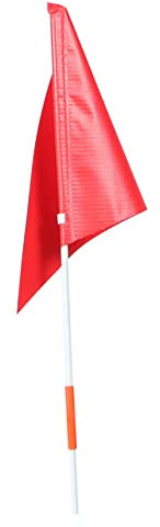 BESPORTBLE Professionelle Fahrradflagge Satz aus Glasfaserverstärktem Stab Verschleißfest Sicherheitsfahne für Kinderfahrrad Rote Fahrradfahne zur Befestigung an Fahrrad Anhänger und Roller