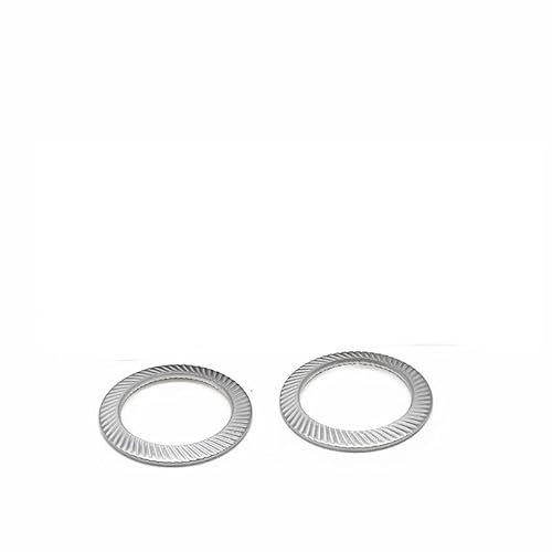 M2.5 M3 M4 M5 M6 M8 M10 M12 M14 M16 DIN9250 A2-70 Tellerfeder aus Edelstahl 304 gezahnte Sicherungsscheibe gerändelte elastische Dichtung(10pcs M16)