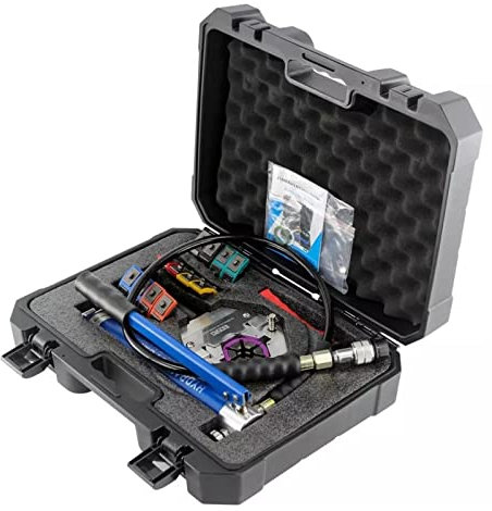 HZWMQDLF Kit crimpatrice per Tubi Idraulici 71500 Kit crimpatrice per Tubi A/C Manuale Strumento per crimpatura Tubi per Riparazione Aria condizionata