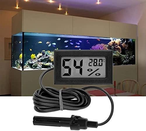 Digital Mini Electronic Thermometer Hygrometer for Indoor Outdoor with Probe