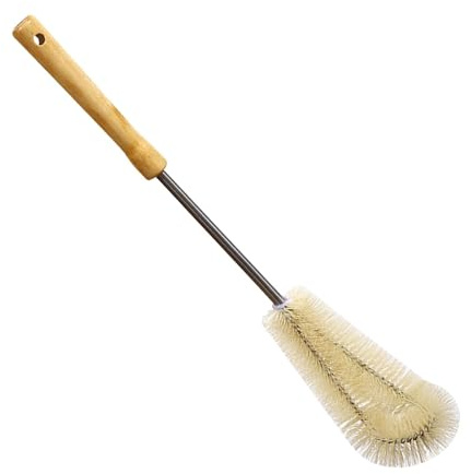 Goupillon pour Bouteille | Longue Brosse pour Bouteilles d'eau | Nettoyage À 360 Degrés pour Broyeur, Centrifugeuse, Gourde Isotherme, Verres Et Tasses