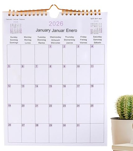 2026-års Kalender Estetisk Månader