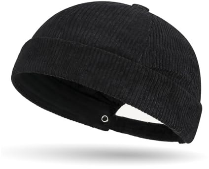 Cappelli Docker cap Cappelli Senza Tesa Arrotolato Berretto da Portuale da Unisex Retrò Estate