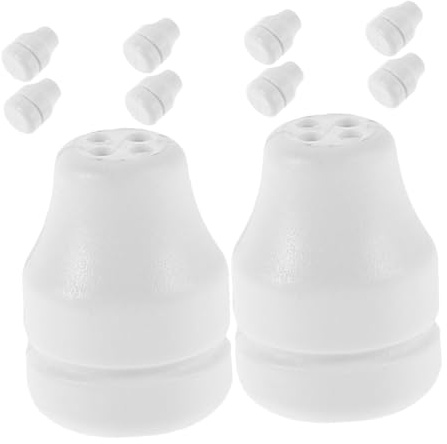 CIMAXIC 10pcs White Plastic Blind Cord Knobs Tassel Pull Cord Ends for Window Blinds Replacement and Repair Smooth Texture Easy Installation Stylish Horizontal Accessories