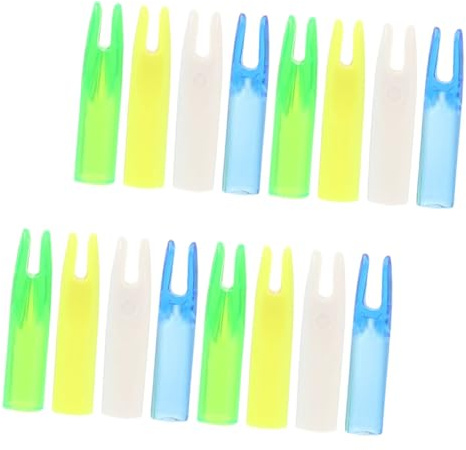 Hohopeti Encoches De Flèches 16 Pièces en Plastique Intérieur 6mm Accessoires pour Tir à l'arc Et Loisirs en Plein Air