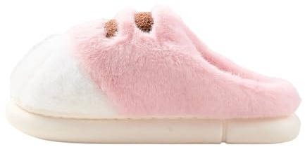 Generico Pantofole Donna Pelose,Ciabatte Chiuse Invernali da Interno Ed Esterno Suola Morbida Scarpe Calde con Finta Pelle per Il Massimo Comfort E Un Abbigliamento Accogliente per La Casa