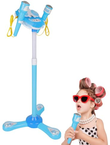Macchina Karaoke Per Bambini, Microfono Per Macchina Karaoke, Set Di | Con Asta Per Microfono, In Piedi Per Bambini, E Giocattoli Microfonici Con Supporto, Per, Ragazzi E Ragazze