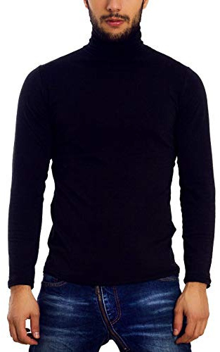 Toocool - Dolcevita Uomo Maglia Manica Lunga Felpato Collo Alto Slim Fit LO-A6957