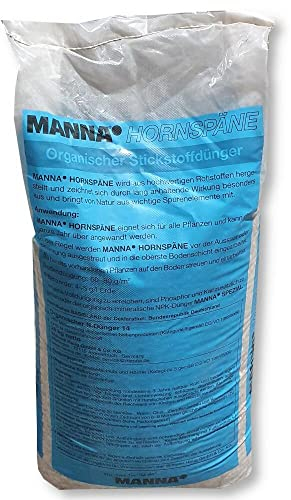 Manna Hornspäne 25 kg Langzeit Universaldünger Gemüsedünger Blumendünger