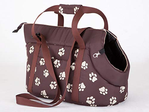 PillowPrim Hundetasche Tragetasche für kleinen und mittleren Hund, Welpen, Katze für Spaziergang - Größe L