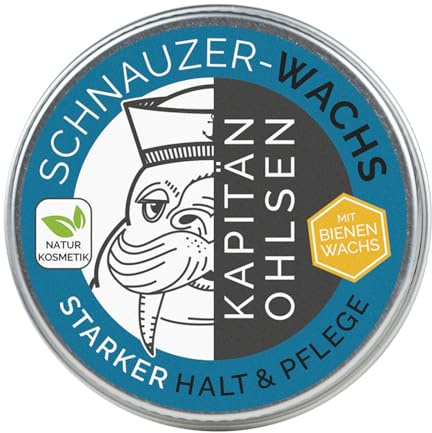 Kapitän Ohlsens Schnauzer Wachs - Styling für deinen Moustache - 100% natürlich