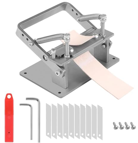 Máquina de Corte de Cuero, Máquina de Corte de Cuero Manual DIY, Pelador de Pala de Piel de Espesor Ajustable