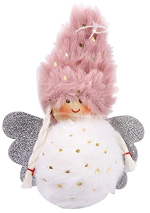 Weihnachten Engel hängende Ornamente Weihnachtsbaum Anhänger Home Weihnachtsdekoration Mädchen Geburtstag Party Decor Obstregal (Z2-B, One Size)