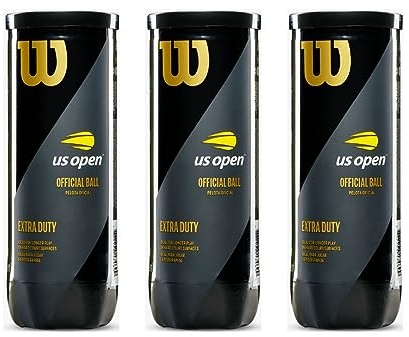 Wilson US Open Extra Duty Tennisball, 3 Dosen, 9 Bälle