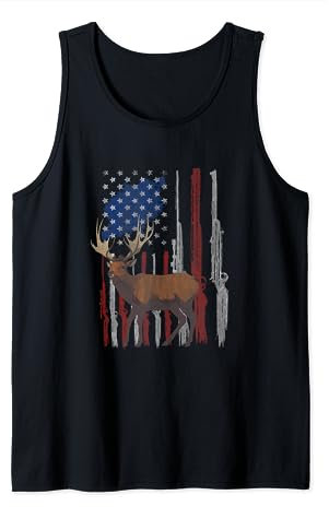 Jäger Hirsch Elch Bock jagen Elkaholic Tank Top
