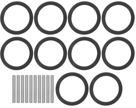 SOLUSTRE 10er-pack Sicherungsstift-set Steckschlüssel Gummidichtungssatz