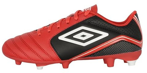 Umbro Herren Classico 12 Fg Soccer Cleat, Rot/Weiß/Schwarz, 41.5 EU