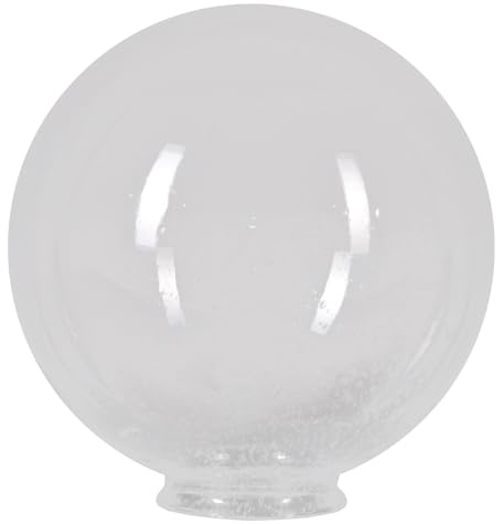 Kugelglas Blasenglas Lampenglas Ø 250mm Ersatzglas Leuchtenglas m.Kragenrand
