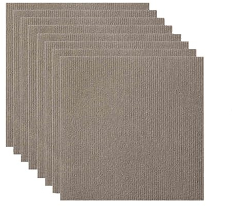 Cooalinar Losetas De Moqueta Acolchadas,Alfombra autoadhesiva,Losetas De Moqueta para El Suelo,Moqueta Adhesiva para el Suelo,Anti EstáTico,FáCil De Usar,para Salón,Dormitorio,Oficina y Hotel