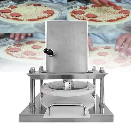 YXZQLOZ Tortilla Maker, Electric Dough Press, Stainless Steel, Suitable for Fast Food Restaurants, Pizza Shops, Dessert Shops, 110V
