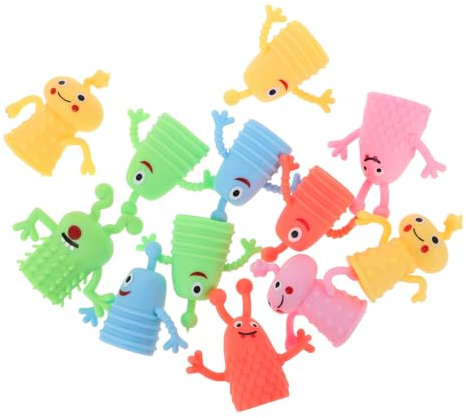 PHENOFICE Dunkeln Leuchtende Monster-fingerpuppe TPR-fingerhüllen-Spielzeug Mini-fingerpuppen Für Kinder