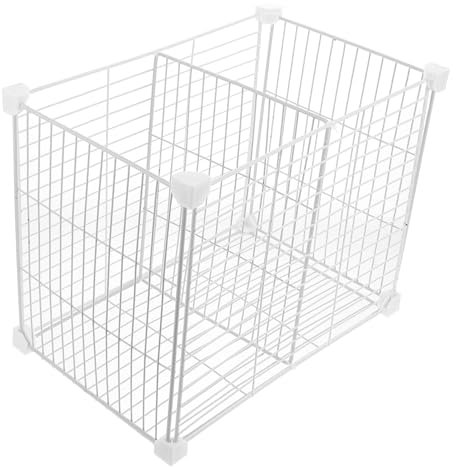 Cabilock Organizador De Almacenamiento para Congelador 30 Cm De Alto 24x37 Cm Separador Metálico Cesta Inferior Rejilla Flexible para Alimentos Frutas y Snacks Uso Nevera y Congelador