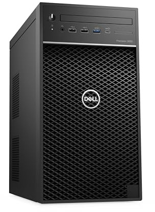 Dell Precision 3650 Desktop Tower Workstation – i7-10700K (8 Cores, 3.8/5.1GHz), NVIDIA Quadro RTX 4000 8GB, 2TB PCIe Gen 4.0x4 NVMe, 32GB DDR4, GbE, Windows 11 Pro (Renewed)