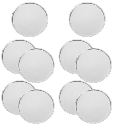ABOOFAN Plateaux De Pesée En Aluminium 50 Ml, Lot De 10 Coupelles De Pesée Pour Laboratoire, Distributeur De Poudre Et Liquide, Plateaux De Pesage Précis Pour Usage Industriel Et Scientifique