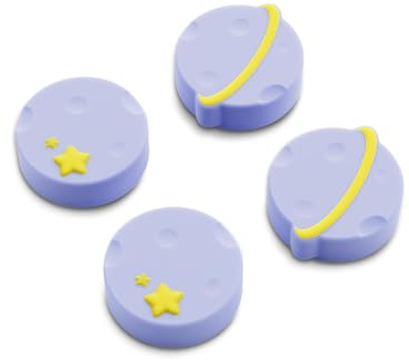GeekShare Thumb Grips for Switch 2 (2025), Replacement Button Caps, Thumb Grip Caps, Joysticks Grip Stick Cover Compatible with Switch 2, Comfortable & Durable (4PCS) (Happy Planet)