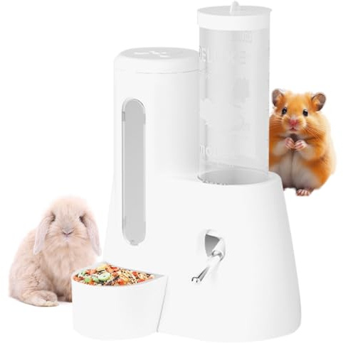 Hamster Trinkflasche | Hamster Trink- & Futterspender-Set,Auslaufsichere Trink- Und Futterspender Für Chinchilla Hamster Igel Mäuse