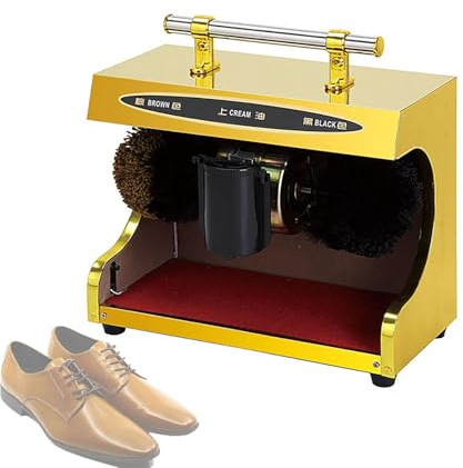 Automatic Shoe Polish Machine, Electric Shoe Brush for Polishing, Ideal for Family, Hotel, Office Use, Mechanical Cleaning Device