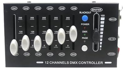 12 channels Controller DJ Controller Mini Console For Stage Light Effect Home Entertainment KTV Party Lights Artists and Bands(3000W)