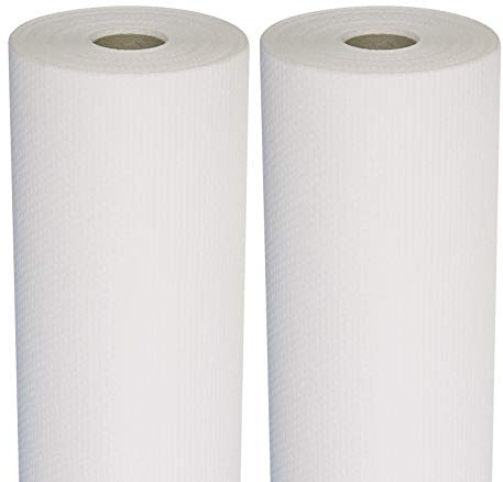 Semin - Toile de Verre pour Murs et Plafonds - Motif Maille - Rouleau de 50 x 1 m (Lot de 2, 100 Mètres)