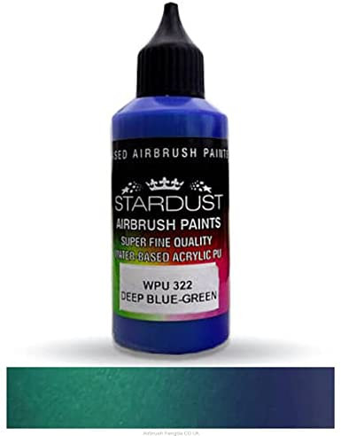 Stardust WPU322 Airbrush PU 1K RC CHAMELEON Color DEEP BLUE-GREEN 60ml
