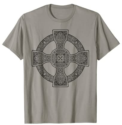 Keltisches Kreuz Mandala Henna Tattoo - Irish Gothic Bohemian T-Shirt