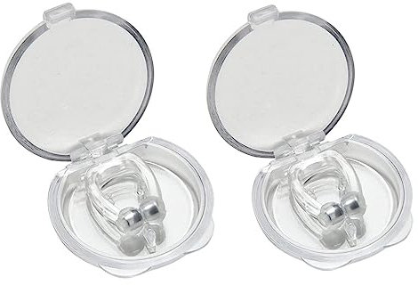 Dispositif Anti-ronflement Silicone Pince-nez Magnétique Nuit Aide Au Sommeil Arrêter Le Ronflement Apnée Garde Anti Ronquidos Dilatateurs Nasaux 2 Pièces,2PCS