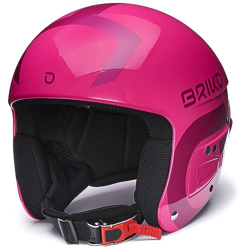 Briko, Helmet Uni Erwachsene, Shiny Red Violet-Metallic Pink, 56