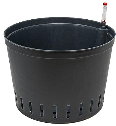 Leni Kulturtopf Set mit Wasserstandsanzeiger Ø 28 cm H 19 cm Hydrokultur | für Hydrokultur-Systeme, aus langlebigem Kunststoff, Größen 5-32 cm zur Wahl