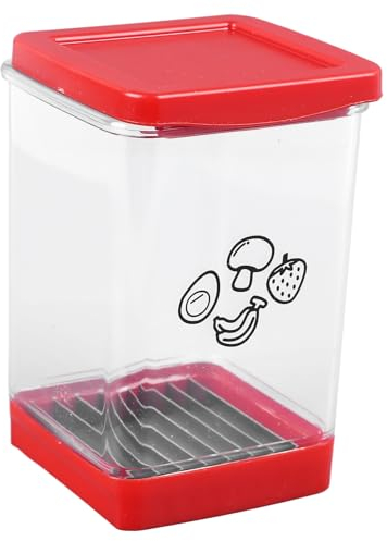 Macchina per Patatine Portatile per Frutta, Tritatutto Manuale, Tritatutto per Mele Speed ​​Cup, Tritatutto per Verdure Fatto in Casa Affettatrice per Mele con Contenitore per