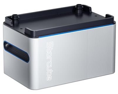 STORCUBE S1000 Batterie Solaire, Système de Stockage Solaire 1024Wh, Connectés au Réseau, Batterie LiFePO4, étanche IP65, Installation Facile